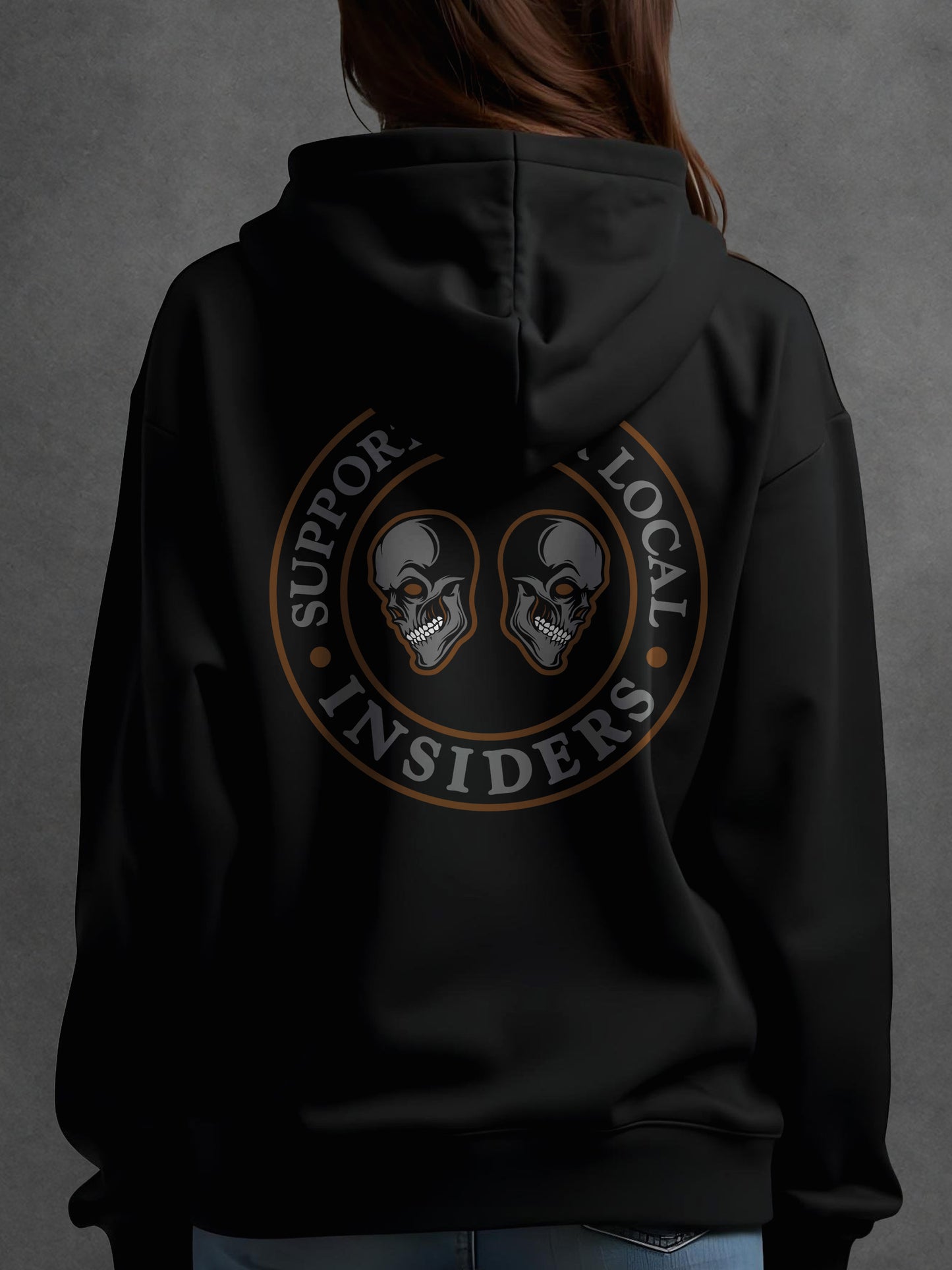 Support Your Local Insiders 2 Skulls Ladies