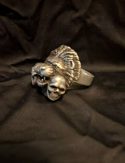 Insiders Lion and skulls Ring