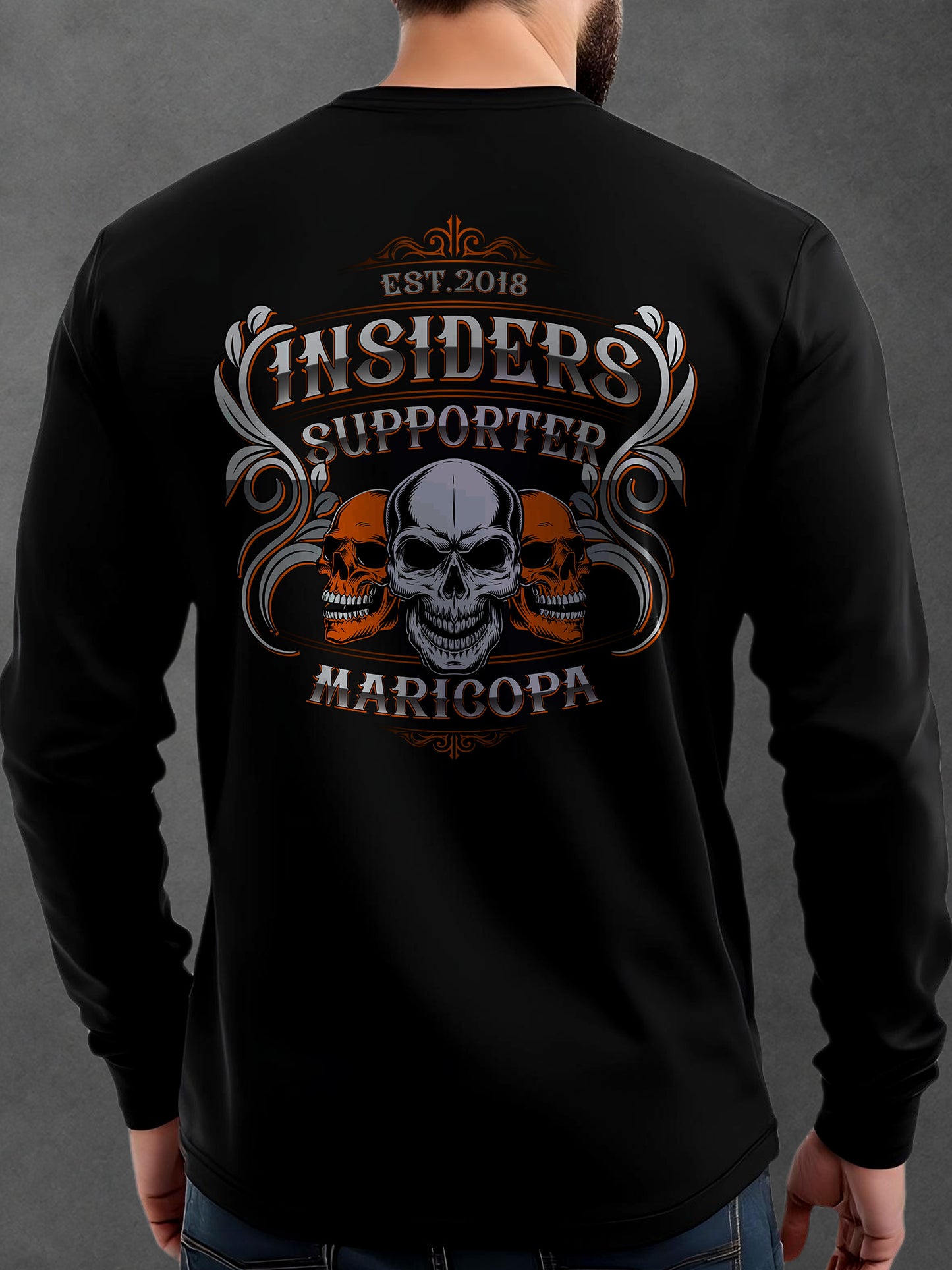 Est.2018 3 Skulls Supporter