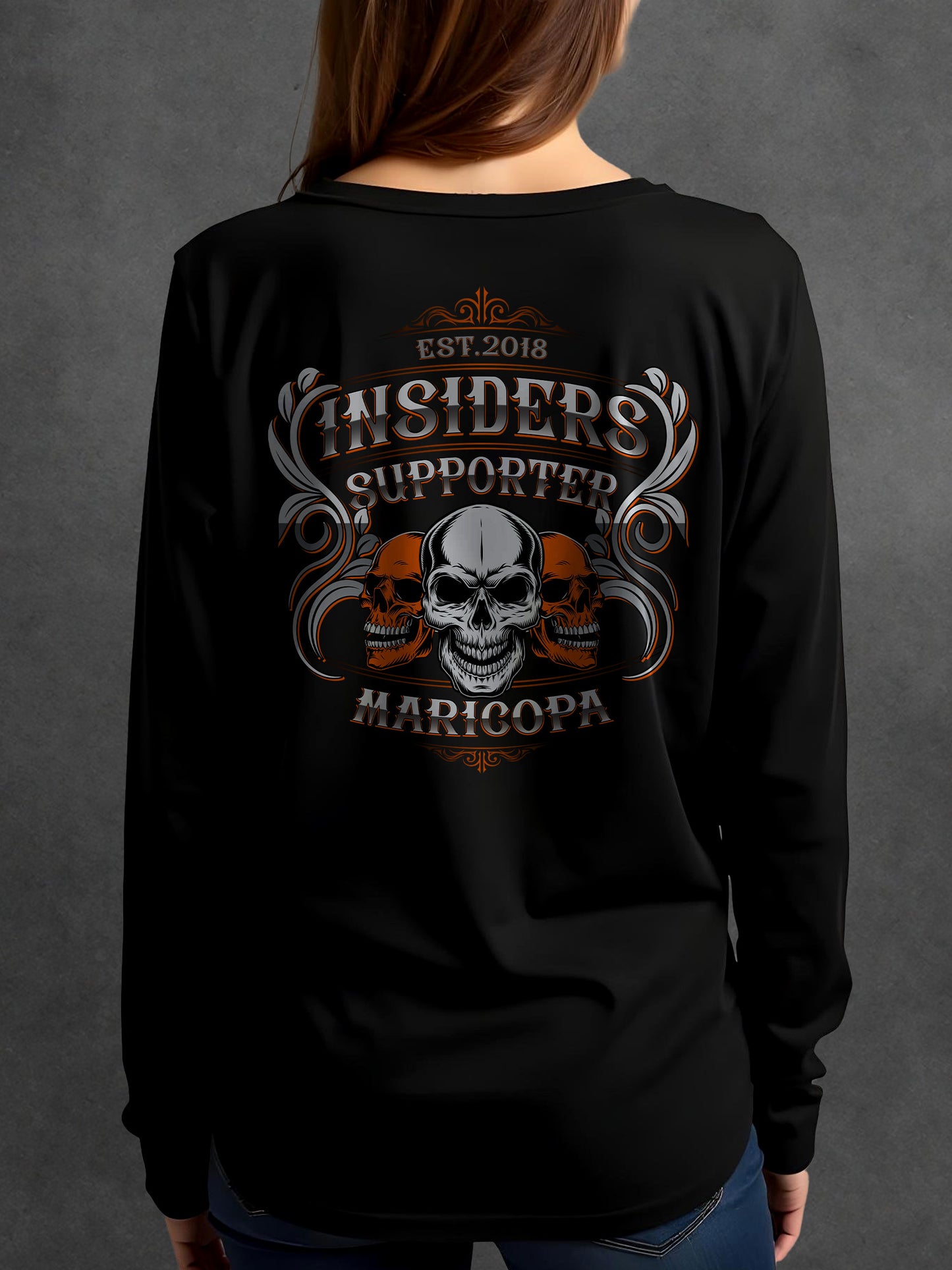 Est.2018 3 Skulls Supporter Ladies