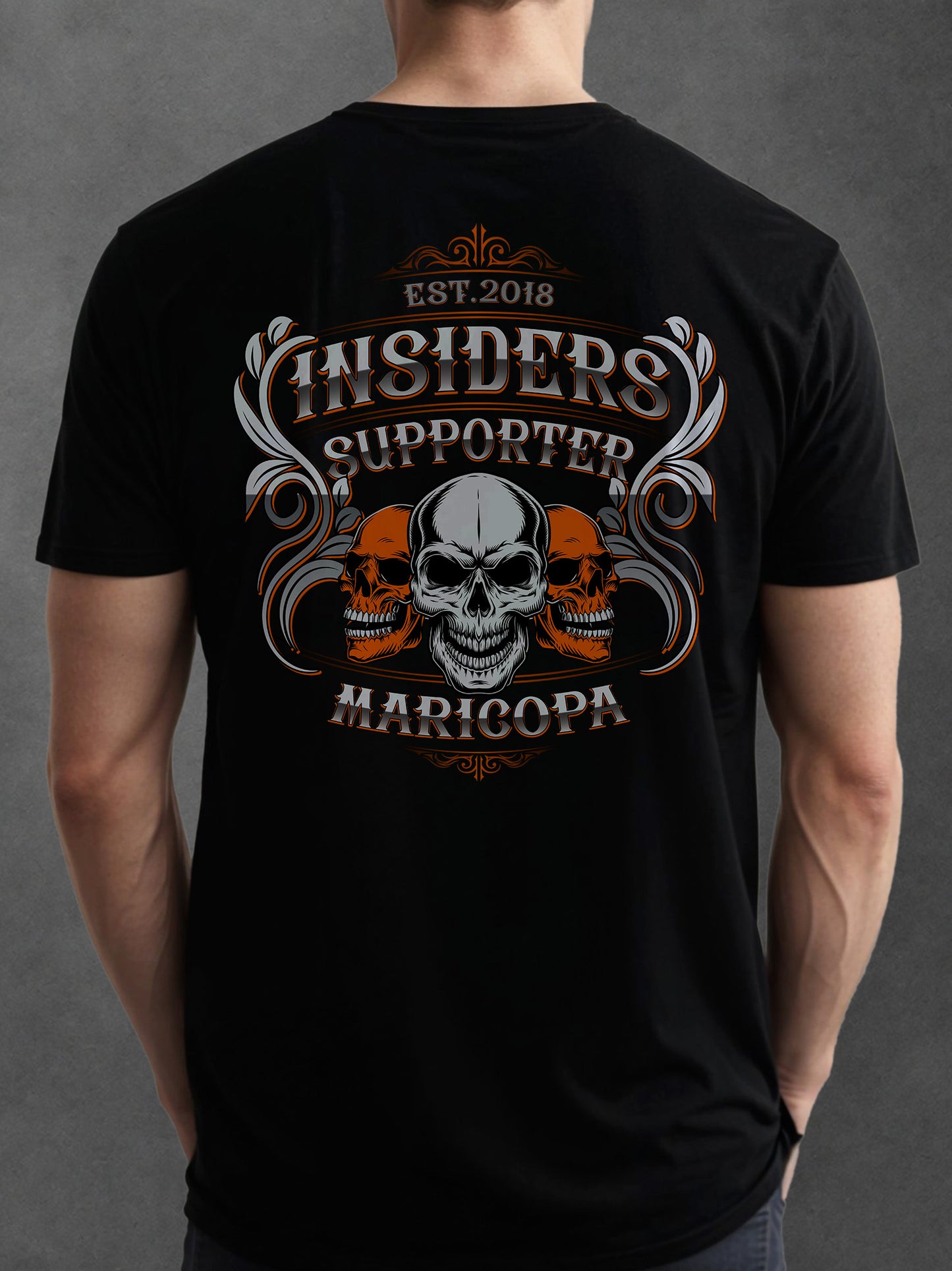 Est.2018 3 Skulls Supporter