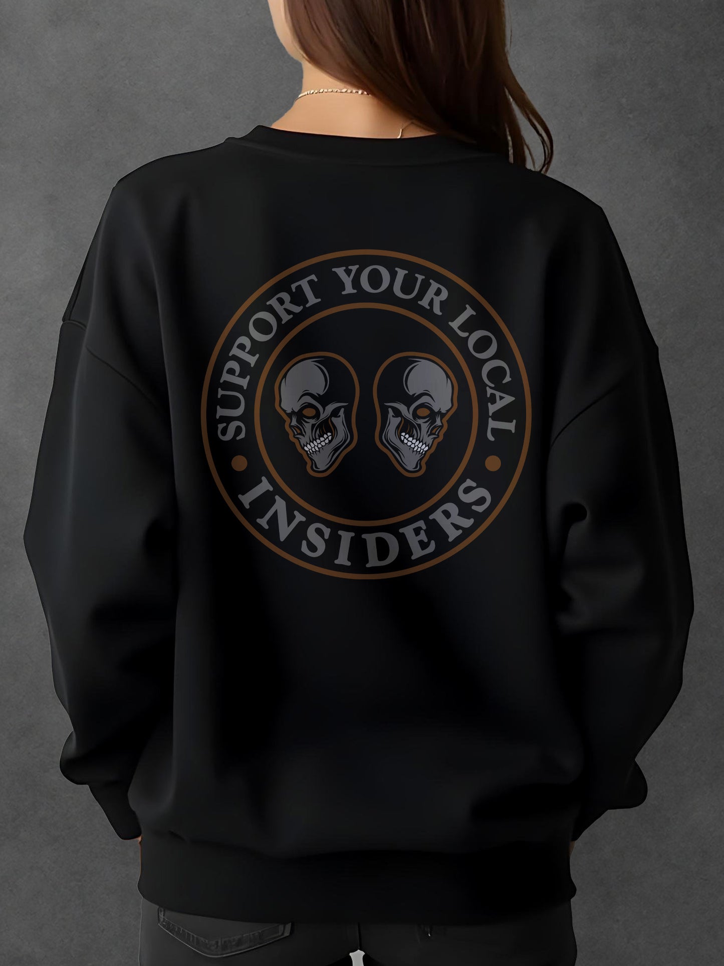 Support Your Local Insiders 2 Skulls Ladies