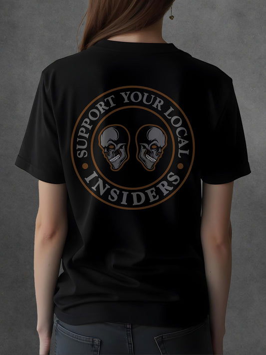 Support Your Local Insiders 2 Skulls Ladies